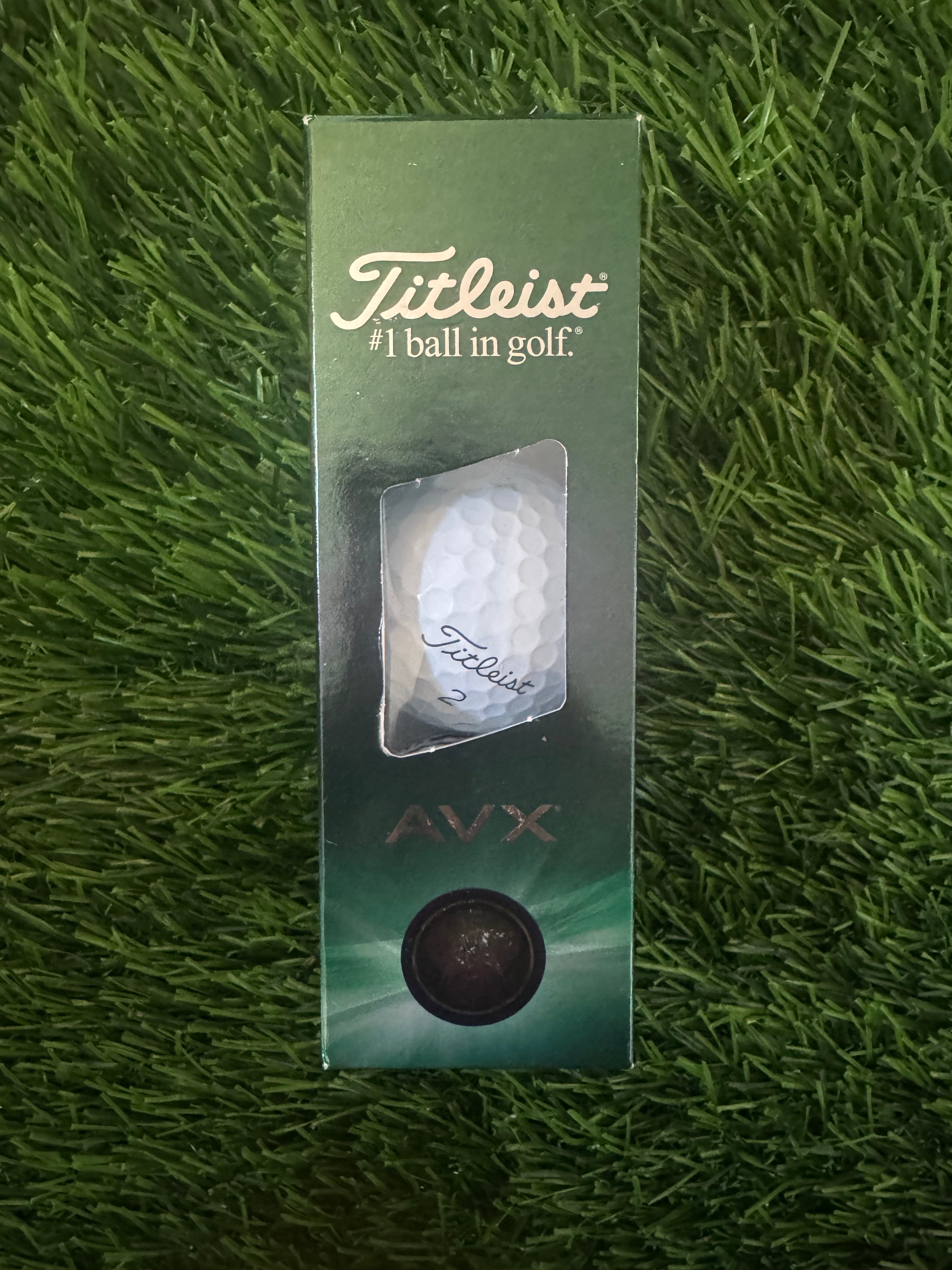 Titleist AVX White Golf Balls - Sleeve (3-Pack)
