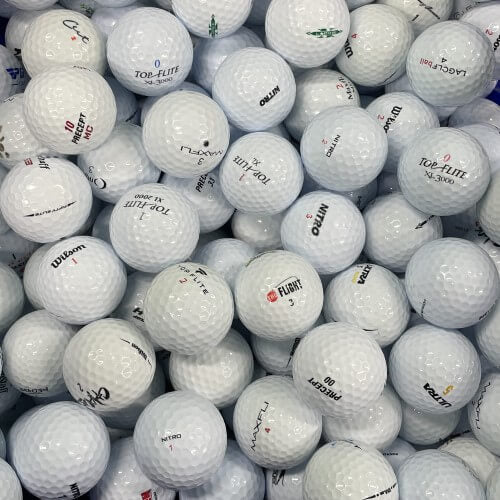 Assorted 4A Mint Golf Balls Pinnacle, Kirkland, Noodle, Precept - 1 Dozen