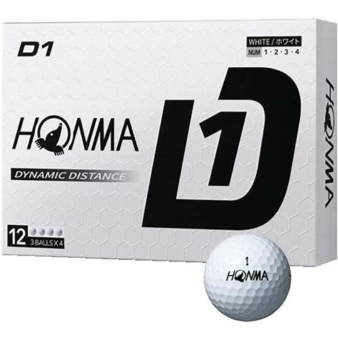Honma Dynamic Distance Golf Balls — 1 dozen (12 New)