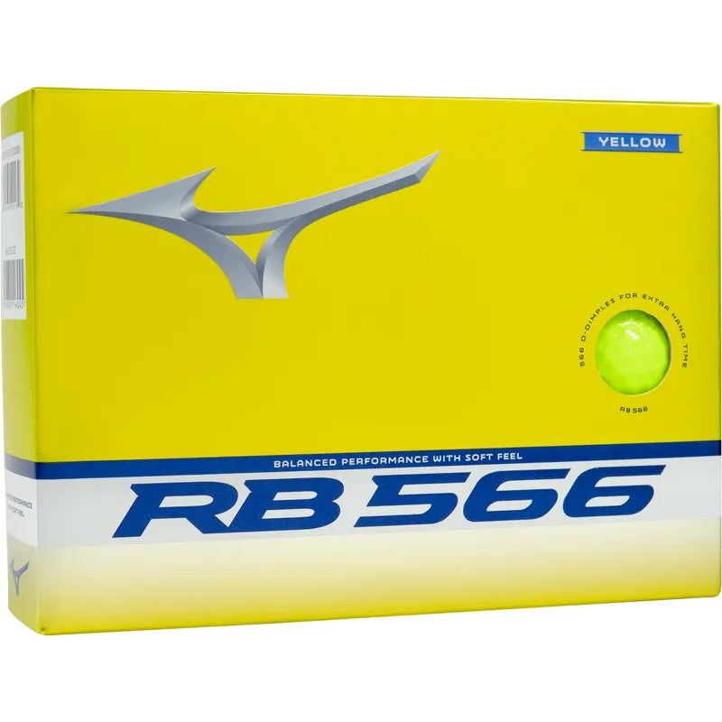 Mizuno RB566 Yellow Golf Balls - 1 Dozen (12 balls)