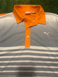 Puma Orange Polo Golf Shirt - X-Large