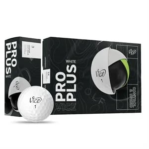 Vice Pro Plus White Golf Balls - 1 Dozen (New)