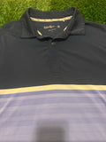 Walter Hagen Navy/Blue Polo Golf Shirt - Large
