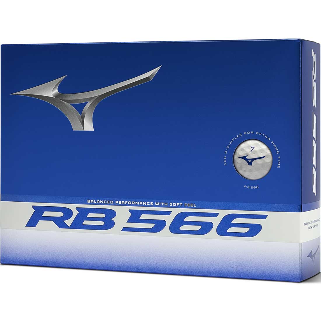 Mizuno RB566 White Golf Balls — 1 Dozen (New)