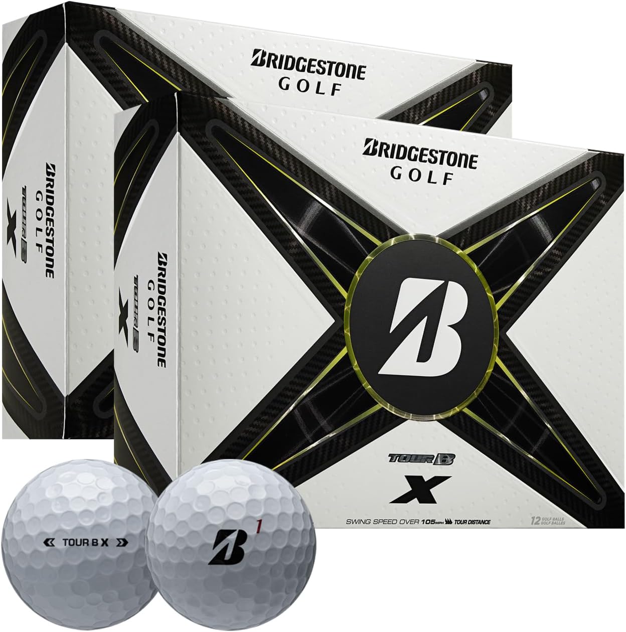 Bridgestone Tour B X Golf Balls - 1 Dozen